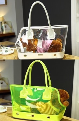 Сумка-переноска прозрачная S 36*20*30CM