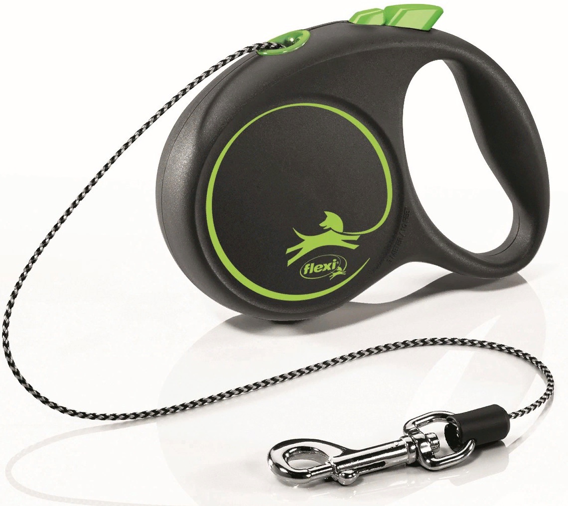 Рулетка FLEXI BLACK DESIGN трос 5м