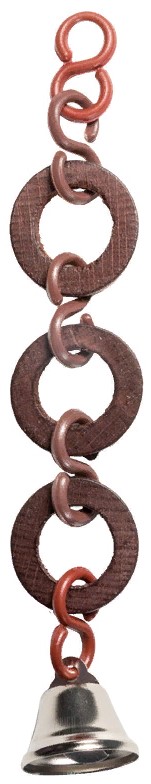 Игрушка для птиц "Деревянные колечки", 180*23мм