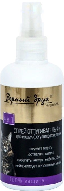 Верный Друг Спрей д/кошек отпугивающий 200мл