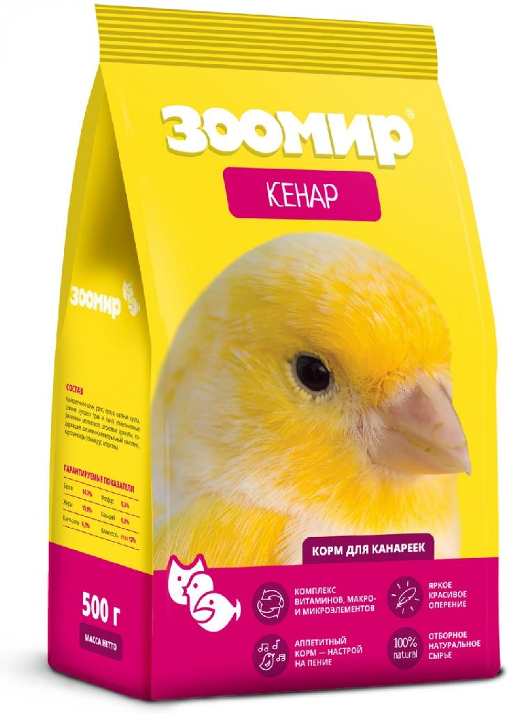 ЗООМИР "Кенар" - корм для канареек 500г