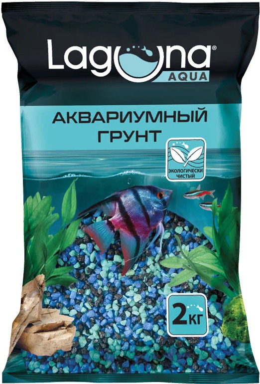 Грунт Малахитовая шкатулка, 2кг, 2-5мм
