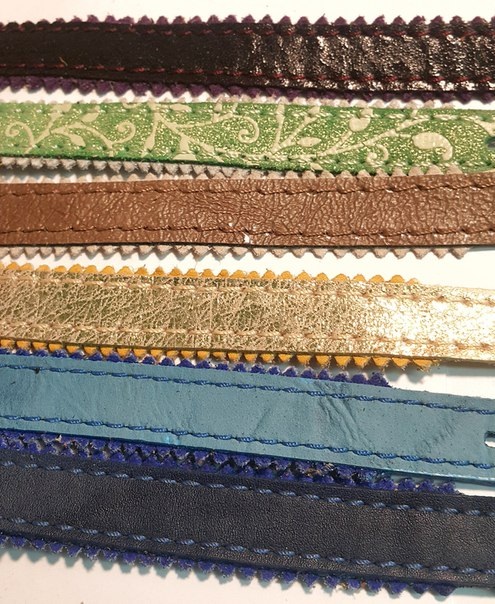 Ошейник двойной строченный ZooMaster в ассортименте