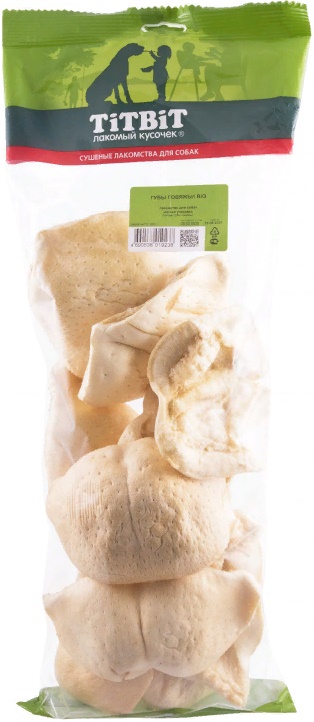 Губы говяжьи BIG - мягкая упаковка 300г