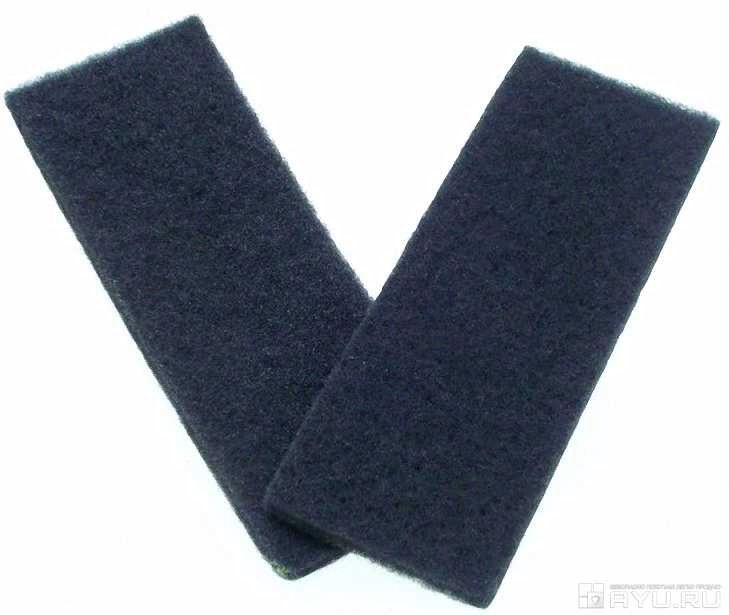 Губка-пластина чёрная 32*12*2,5см
