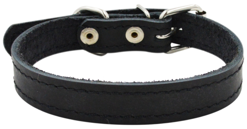 Ошейник 0520 однослойный строченый 18мм*42см