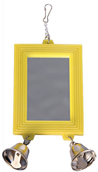 Игрушка для птиц - зеркало "Колокольчики", 80*175мм