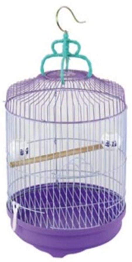 Клетка для птиц круглая 30*54см