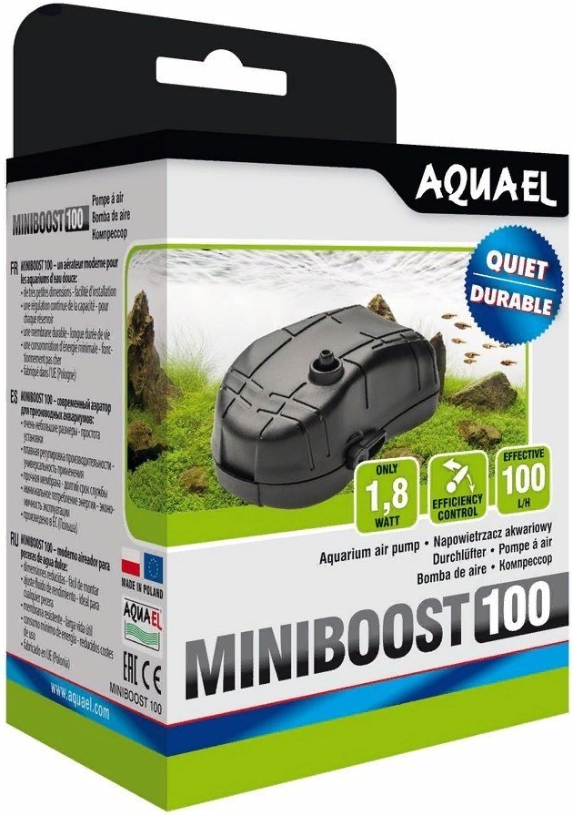 Компрессор AQUAEL MINIBOOST 100 1.8w, 1x100л/ч, до 100л