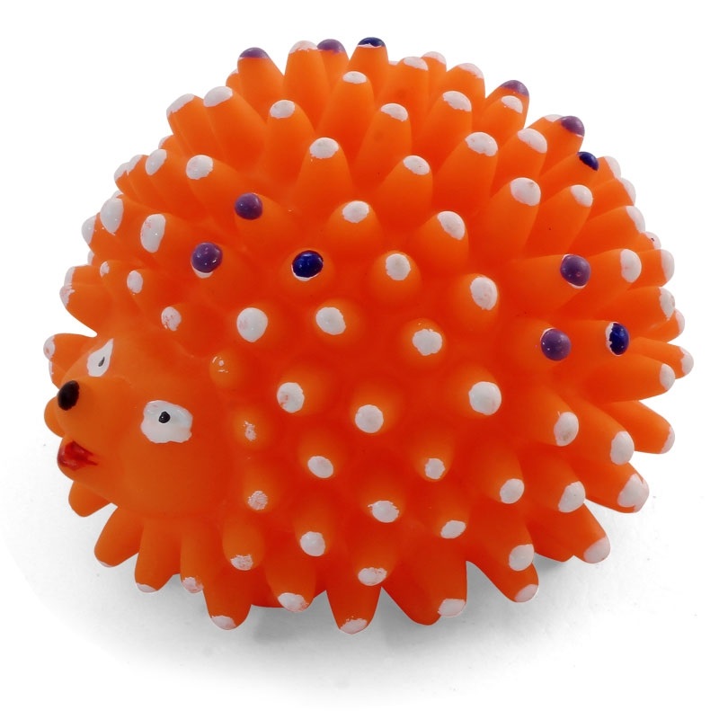 Игрушка для собак из винила "Ёжик", 80мм