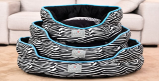 Лежанка ELITE д/животных зебра 45*46*21см