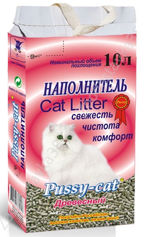 Наполнитель ПУСИ КЭТ древесный 10л