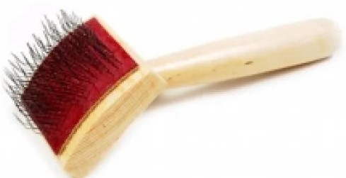 Пуходерка деревянная малая без капли 5*16,5см