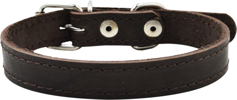 Ошейник 0520 однослойный строченый 18мм*42см