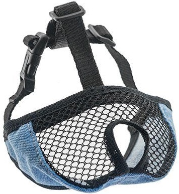Намордник ЕСО д/собак короткомордых пород№2 20см джинс.