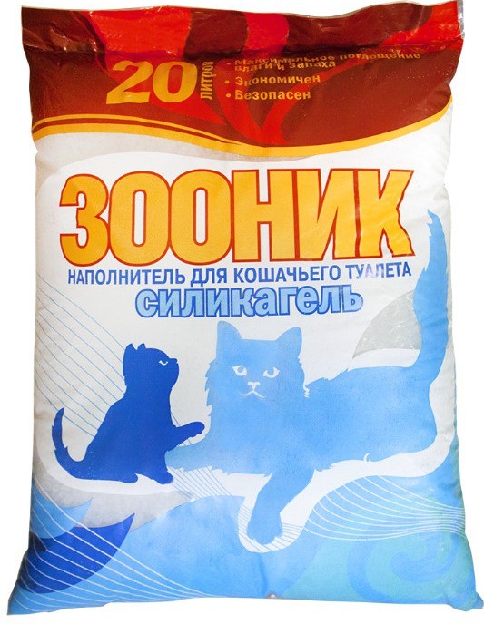 Наполнитель ЗООНИК силикагелевый 20л