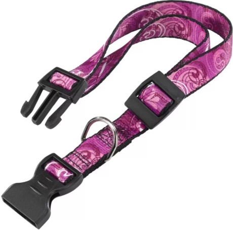 Ошейник ARLECCHINO C20/56 нейлон, с пластиковым крепл