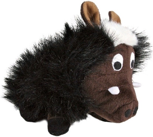 Игрушка для собак мягкая Кабанчик хрюкающий, 25см