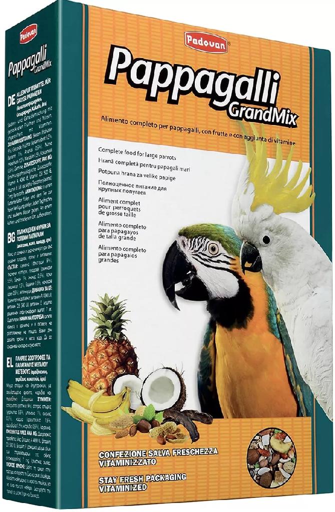 PADOVAN Grandmix Pappagalli корм д/круп.попугаев 2кг