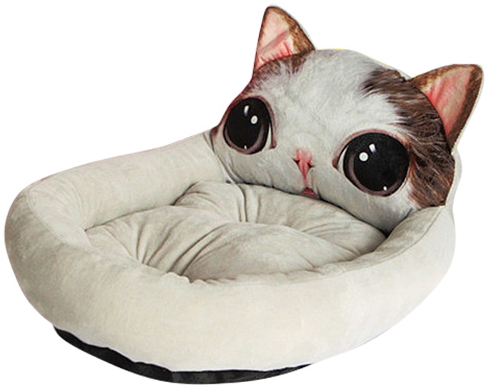 Лежанка д/кошек "Мордочка" 35*45см