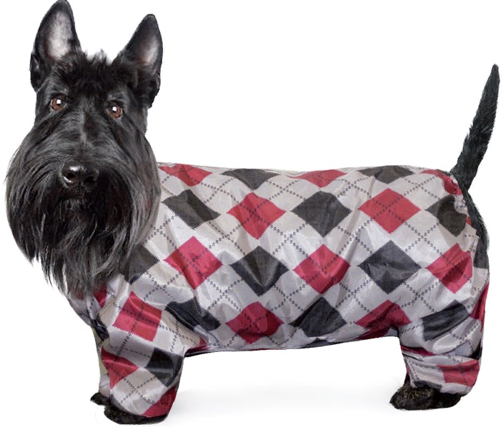 Комбинезон демисезонный "Скотч-терьер", 37см
