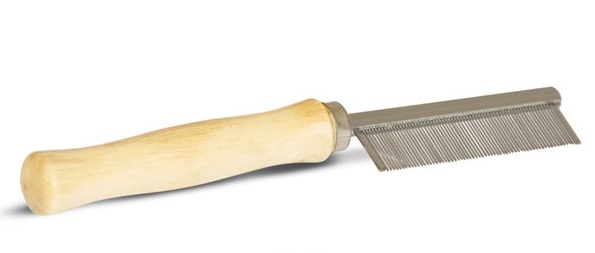 Расческа 312M "Классика", с деревянной ручкой 25*170мм