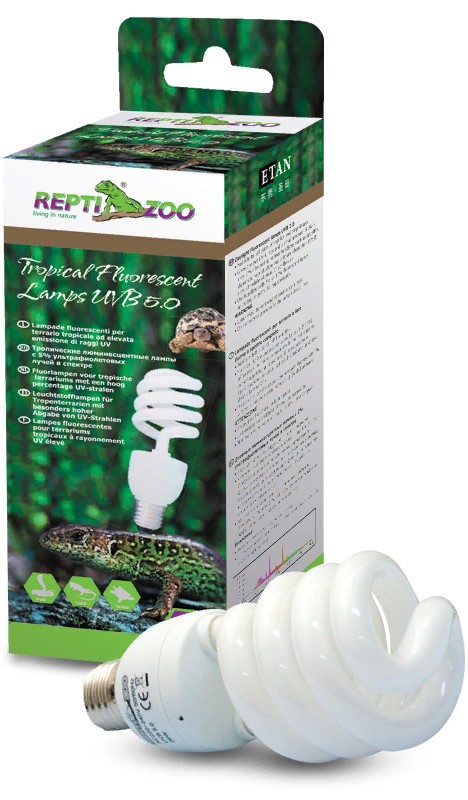 Лампа УФ "Compact Tropical" 5.0 CT5026, 26Вт, Repti-Zoo