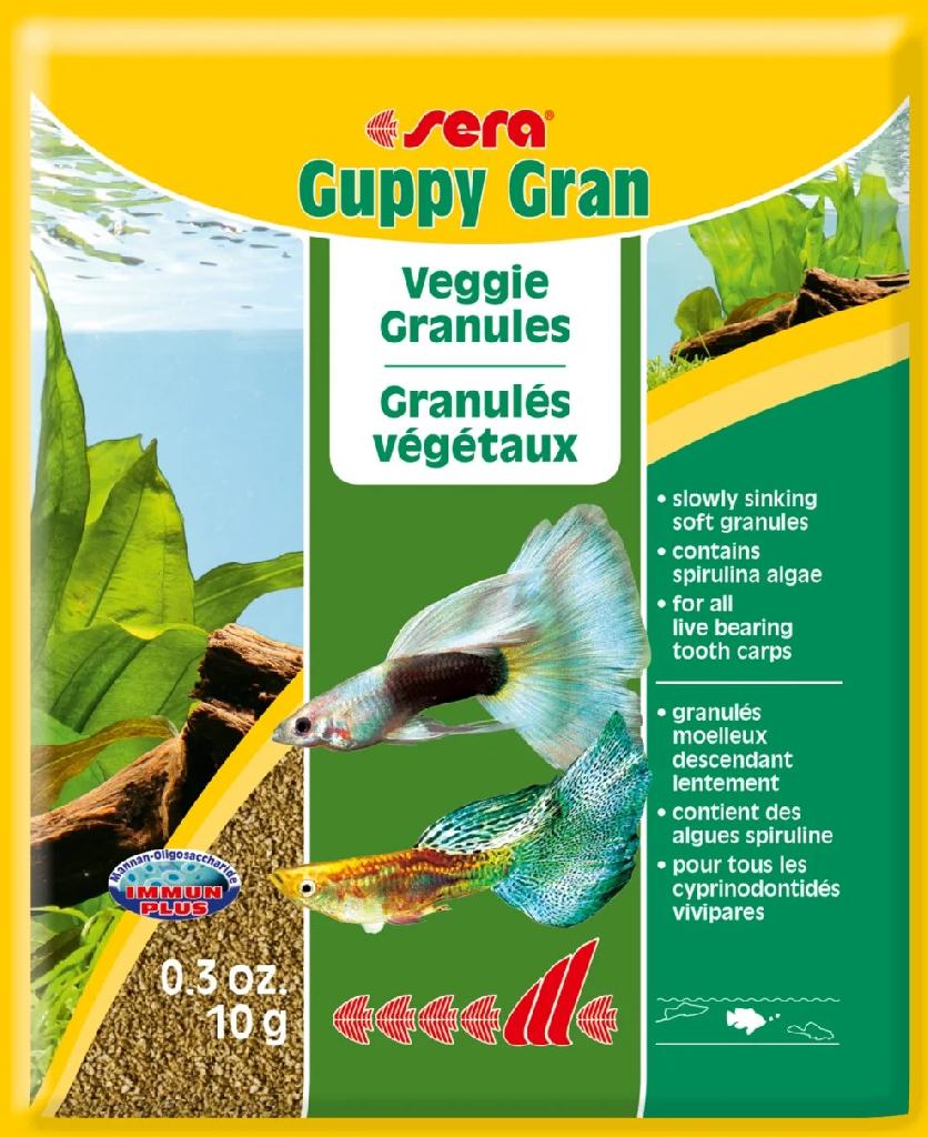 Сера Корм для гуппи Guppy gran 10 г (пакетик)