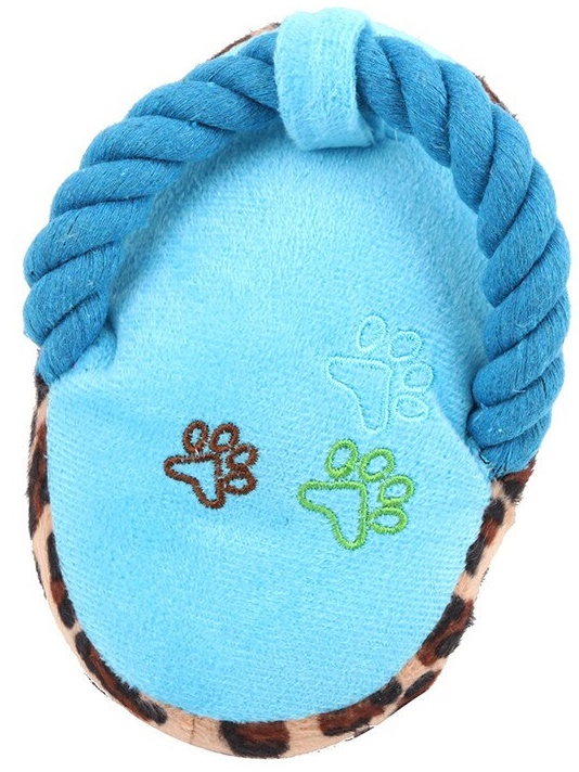 Игрушка для собак мягкая "Сандаля" 12*8см