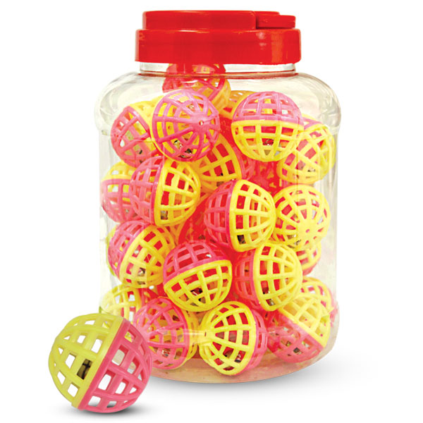 Игрушка для кошек "Мяч-погремушка", d40мм 1шт
