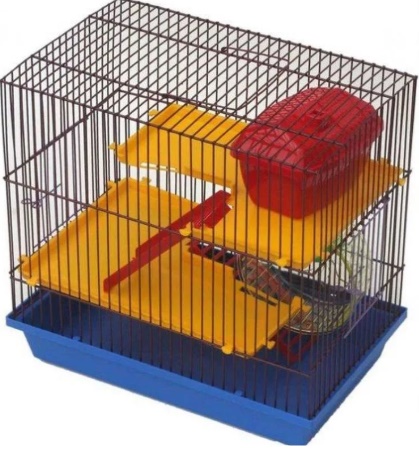 Клетка для грызунов 3-х этажная (135) 36х24х38 см (без комплектации)