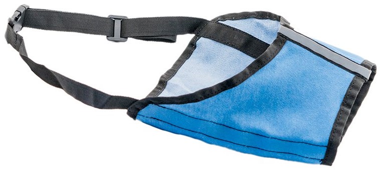 Намордник текстильный "DENIM" джинсовый простой