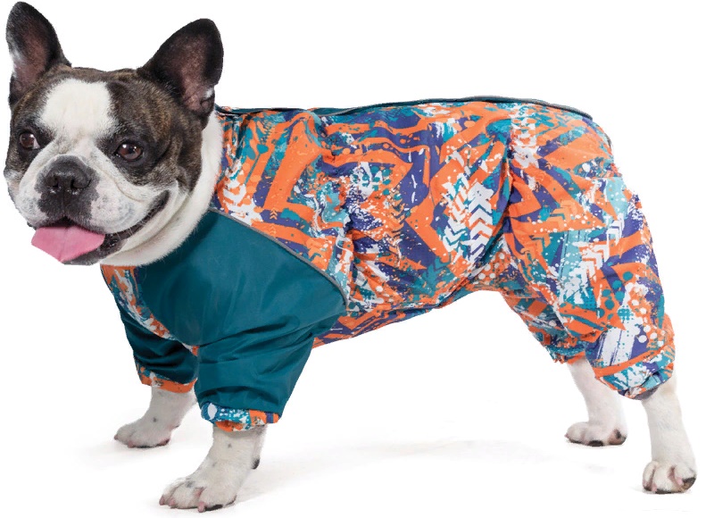 Комбинезон демисезонный Французский бульдог, 36-40см