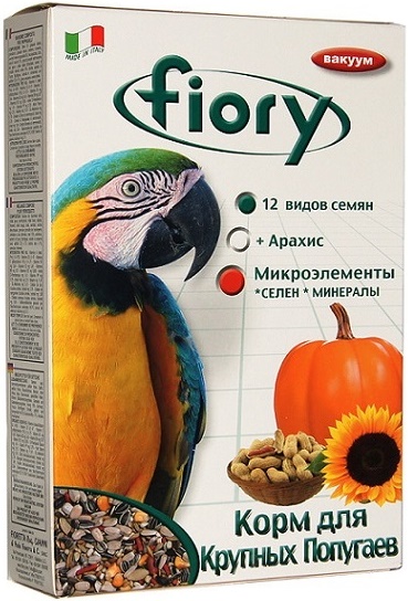 FIORY корм для крупных попугаев Pappagalli 700г