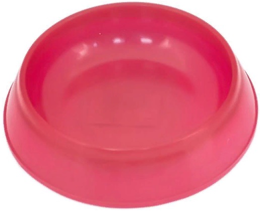 Миска д/кошек пластиковая, прозрачная, 200мл