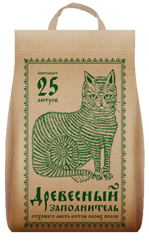 Наполнитель Лидинг No Name древесный 25л