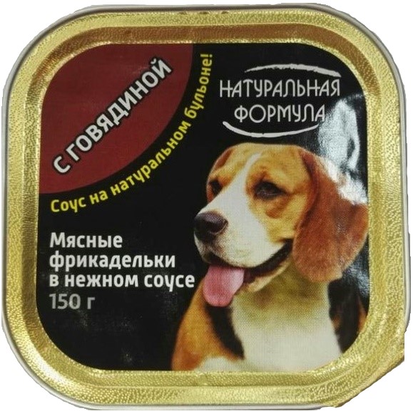 Натуральная Формула 150г Мясные фрикадельки с говядиной