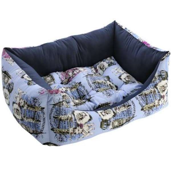 Лежак мягкий LONDON BLUE 57х43х18см				