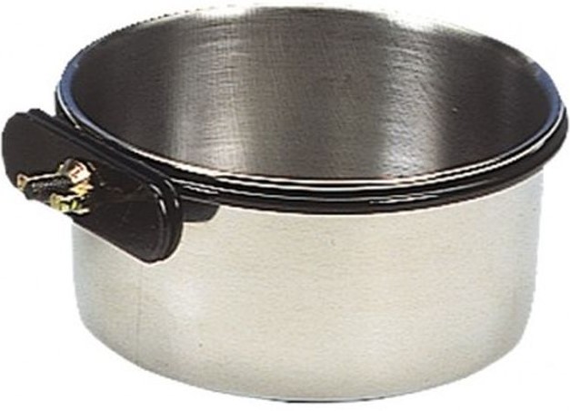 Кормушка с винтовым креплением металл 150мл