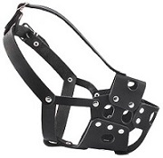 Намордник вырубной №Б-2, застежка-ошейник цвета в ассортименте