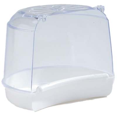 Beeztees 075031 Купалка д/птиц белая 16*12*13см