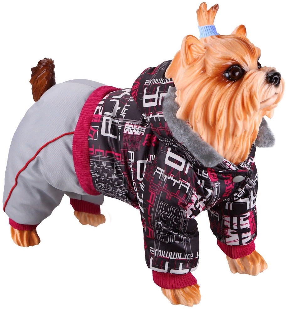 Комбинезон ДЕЗЗИ для собак, 20 см, мальчик, полиэстер, синтепон