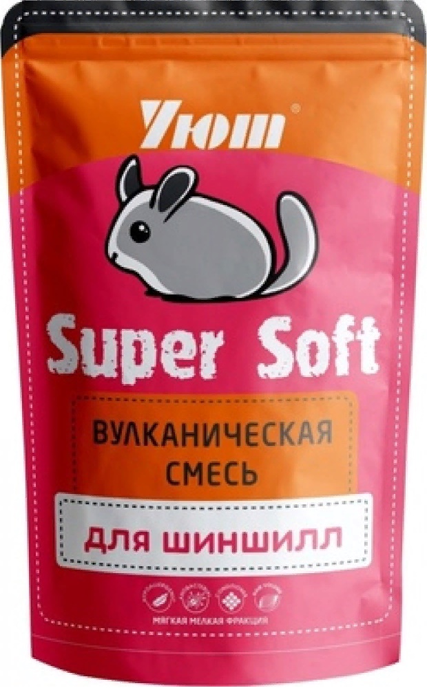 Уют Super Soft Вулканическая смесь д/шиншилл 730мл