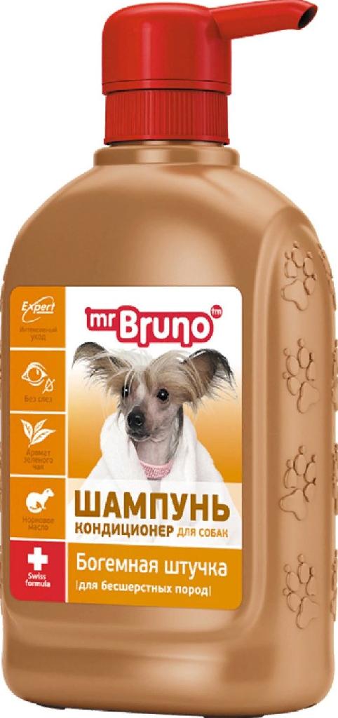Мистер Бруно Шампунь "Богемная штучка" для бесшерстных пород 350мл