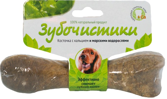 Зубочистики для собак средних со вкусом морских водорослей 95г