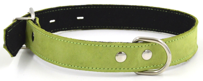 Ошейник 1111 COLOR LINE однослойный нубук/фетр 12мм 21-29см