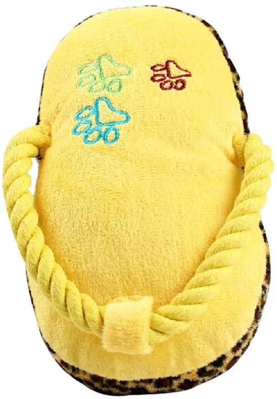 Игрушка для собак мягкая "Сандаля" 12*8см