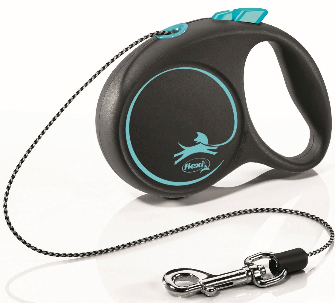 Рулетка FLEXI BLACK DESIGN трос 5м