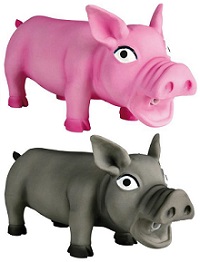 Игрушка "Свинка" 23см, пищащая, латекс