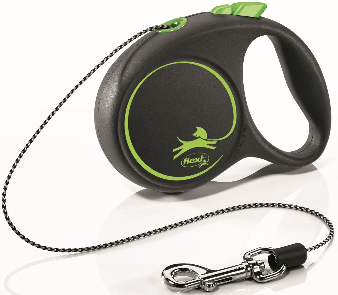 Рулетка FLEXI BLACK DESIGN трос 3м